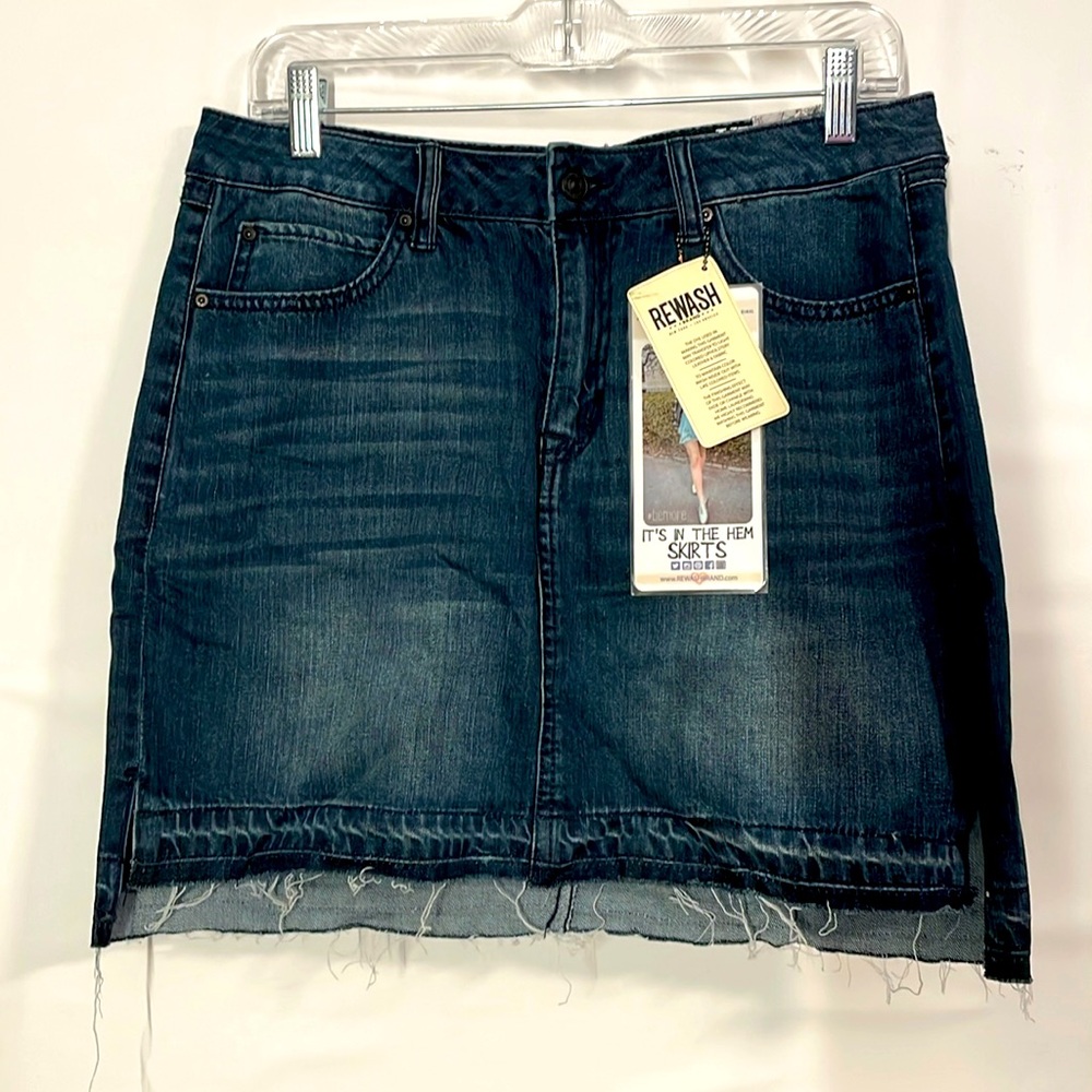 REWASH Jean Skirt Denim NEW w/Tags Sz 11/30 PERFECT